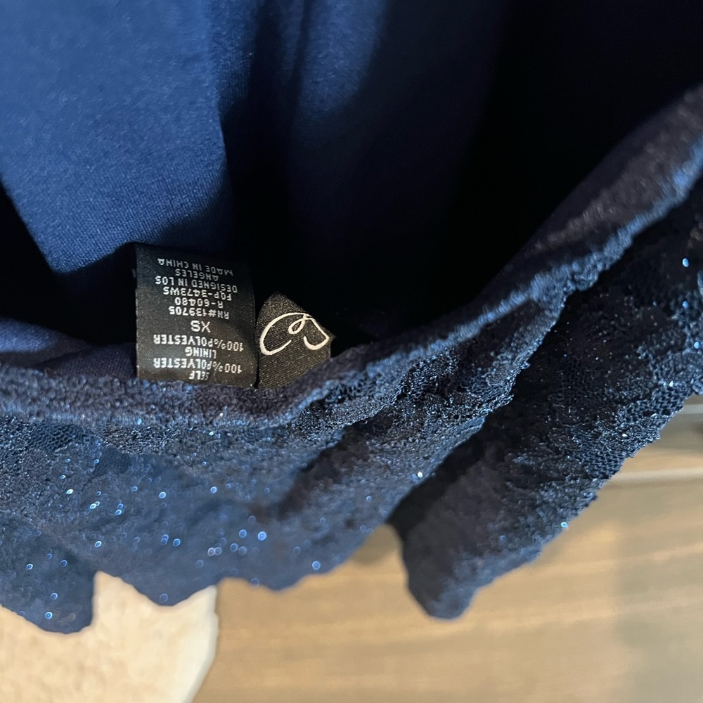 Navy blue dress XS